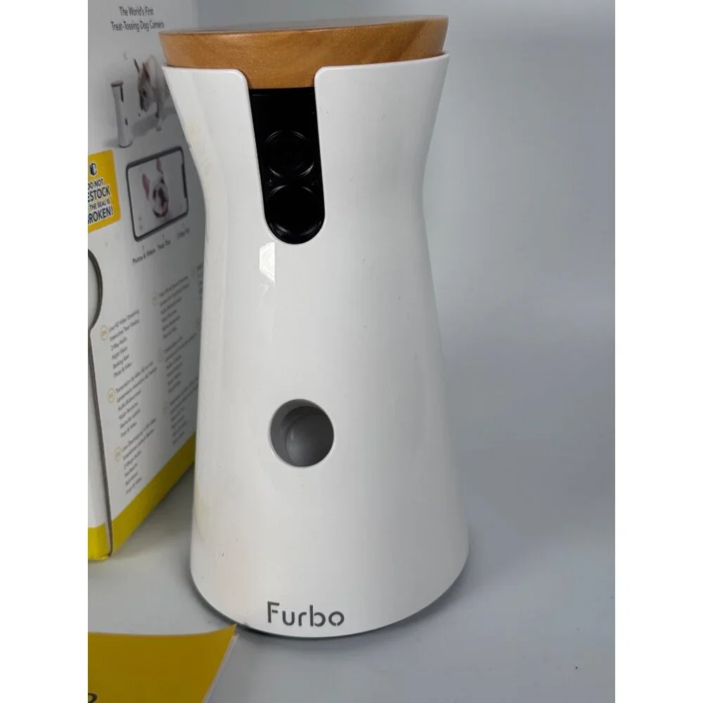 Furbo Dog Camera 2.5T Treat Dispenser &‎ Bark Alerts – No Power Brick